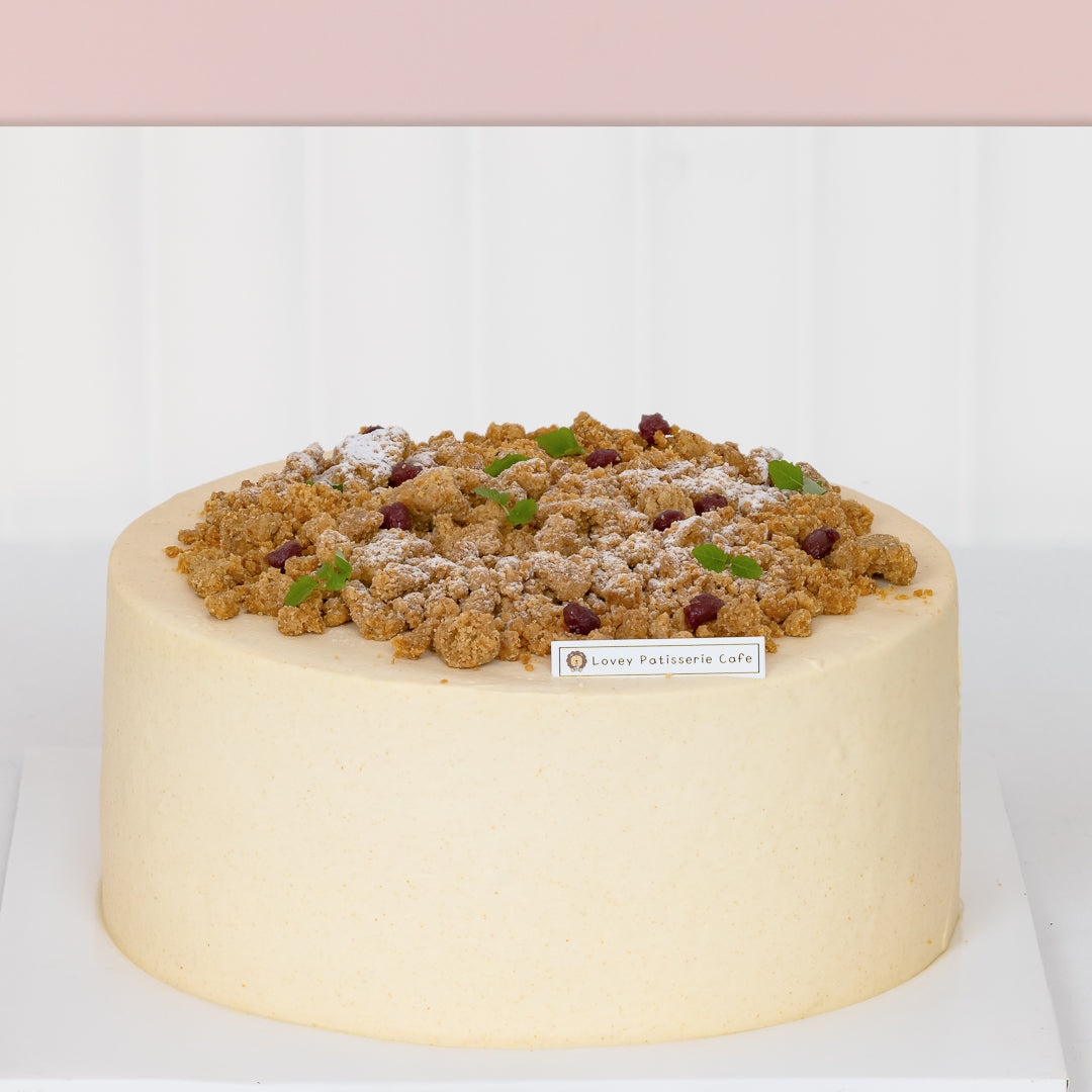 ๐พSavor our the newest enchanting creation - Injoelmi (Roasted Soy Bean Powder) Red Bean Shortcake
