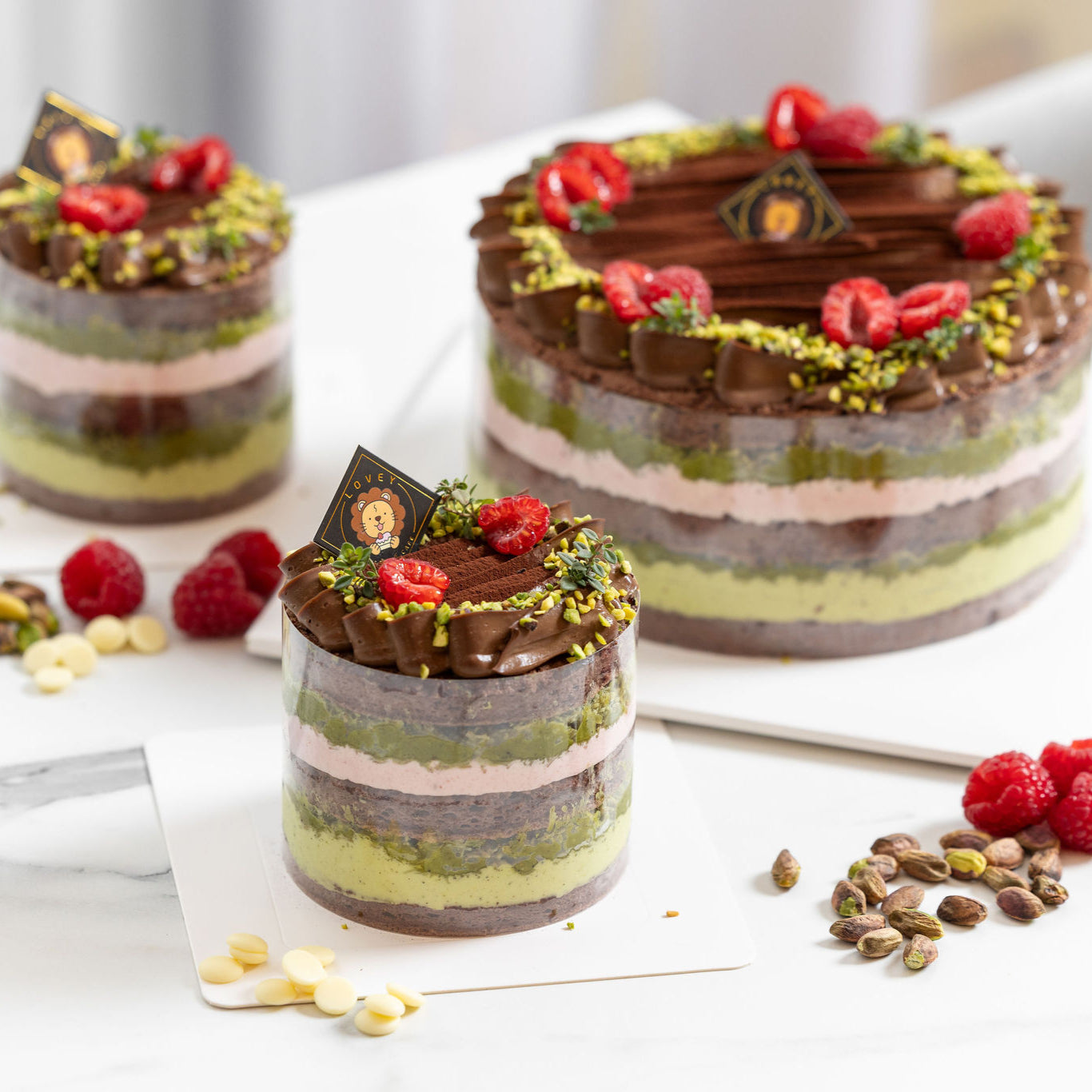 Dubai Chocolate Pistachio Shortcake