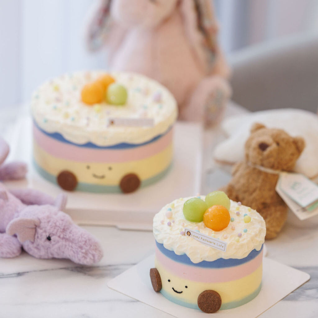 Fresh Doble Melons Amuseable Rainbow Shortcake (Avaliable for Pick Up from 1st June)