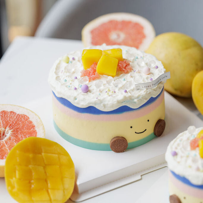 Fresh Mango Grapefruit Amuseable Rainbow Shortcake (Start from 10th Sep)