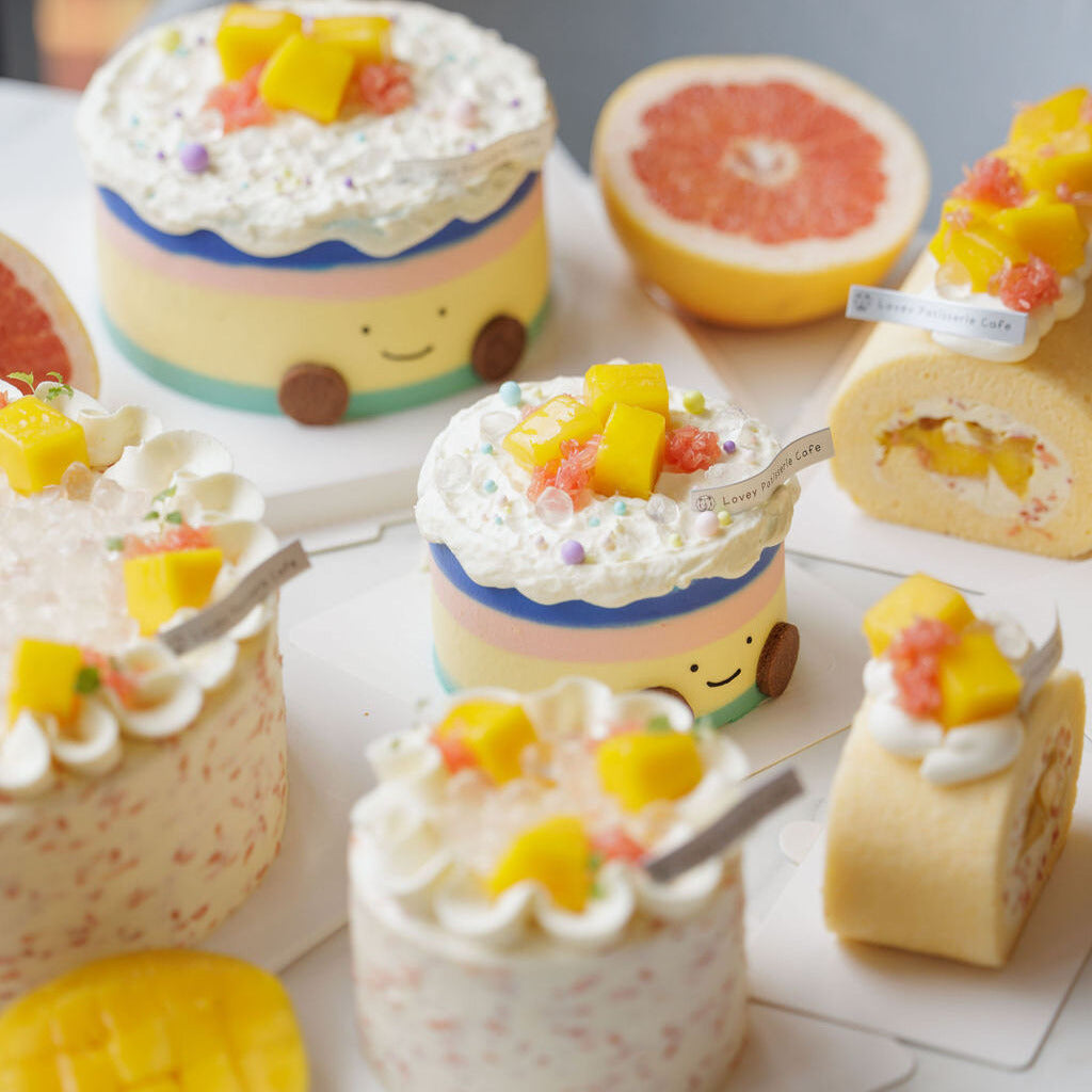 Fresh Mango Grapefruit Swiss Roll (Pick Up Available from 5th Nov 2025)