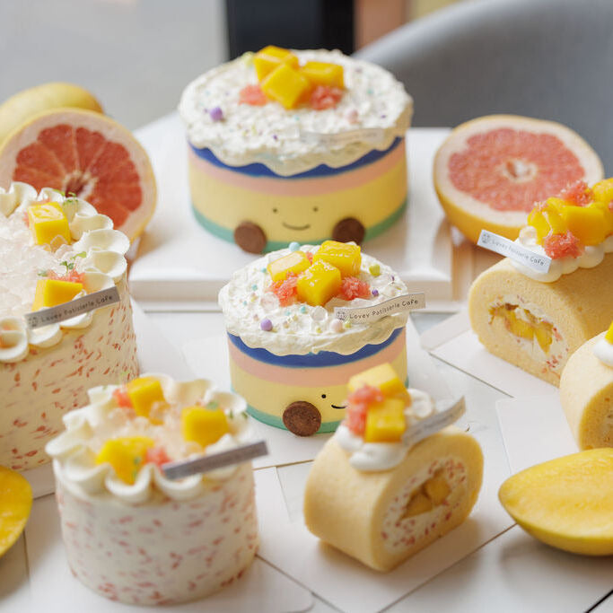 Fresh Mango Grapefruit Amuseable Rainbow Shortcake (Start from 10th Sep)