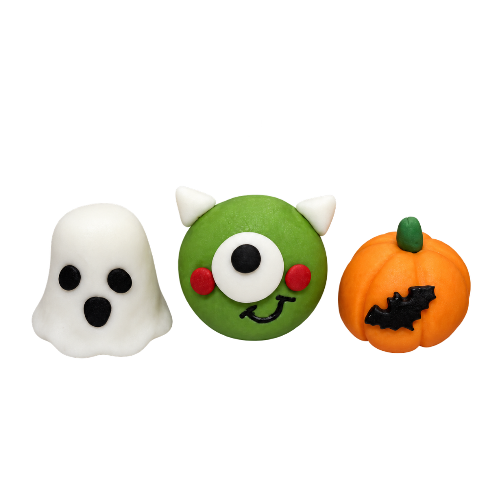 Halloween Fondant Cake Decorations (Set of 3)