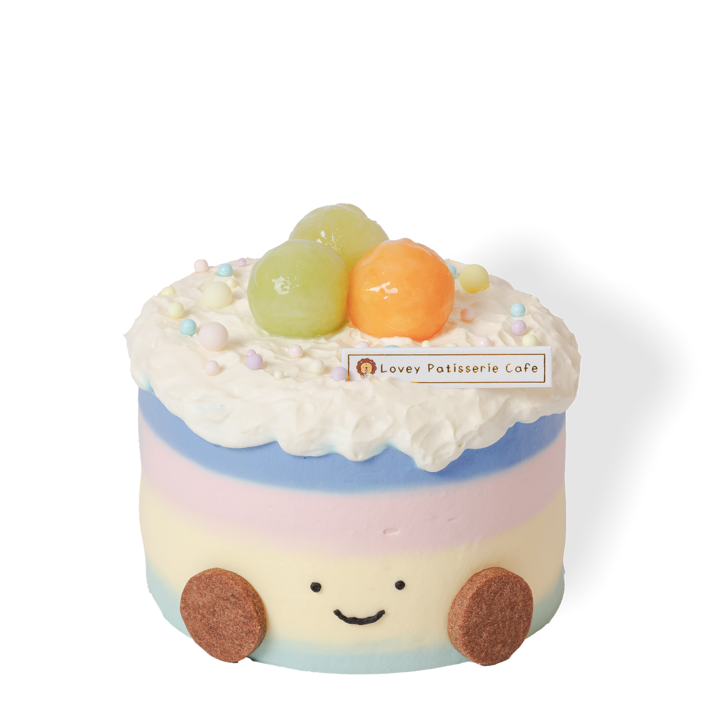 Fresh Doble Melons Amuseable Rainbow Shortcake (Avaliable for Pick Up from 1st June)