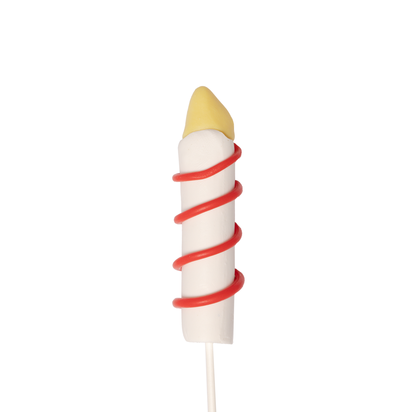 Red Fondant Candle (Not A Real Candle!)
