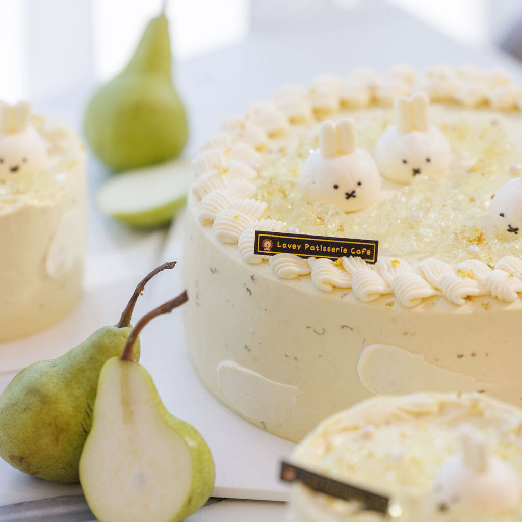 桂花乌龙香梨蛋糕