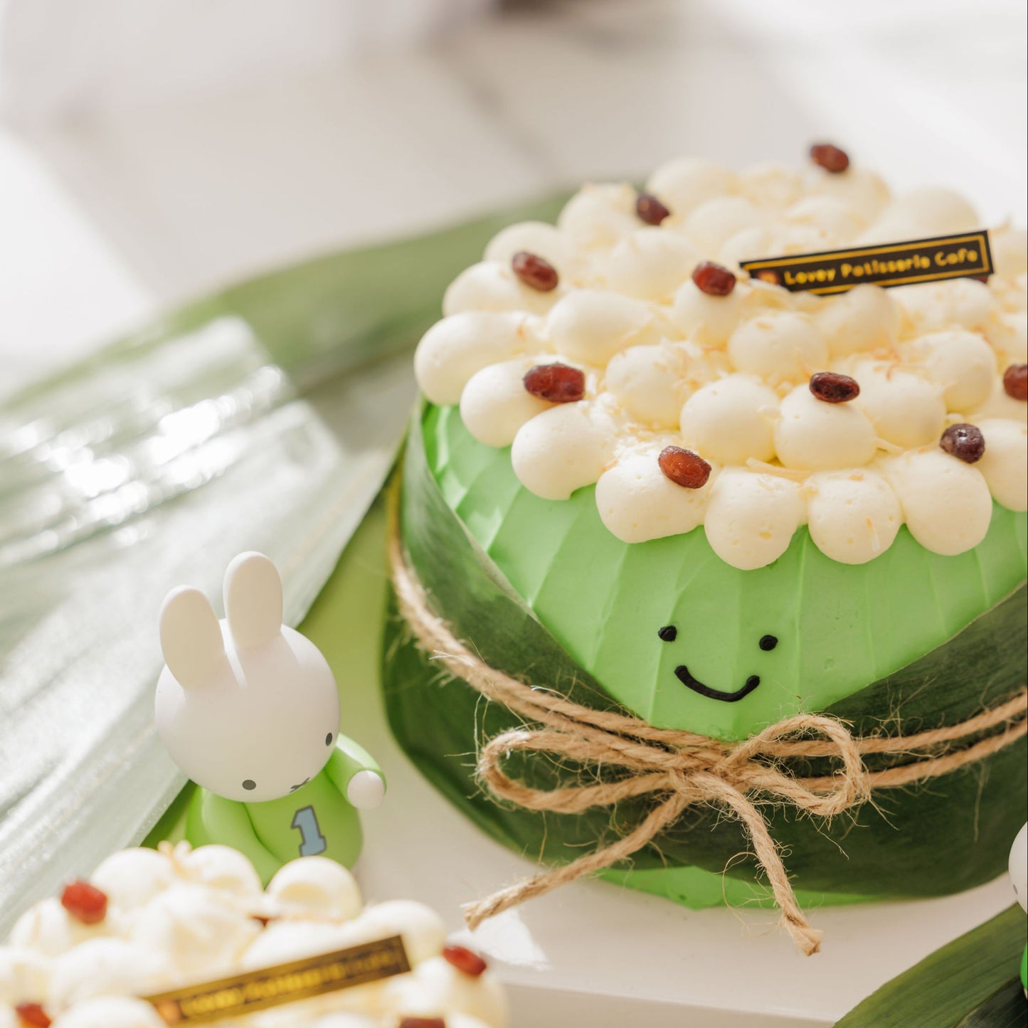 Pandan Red Bean Amuseable Shortcake