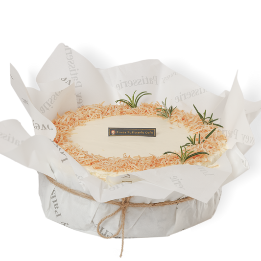 Coconut Pandan Basque Cheesecake (Gluten-free)