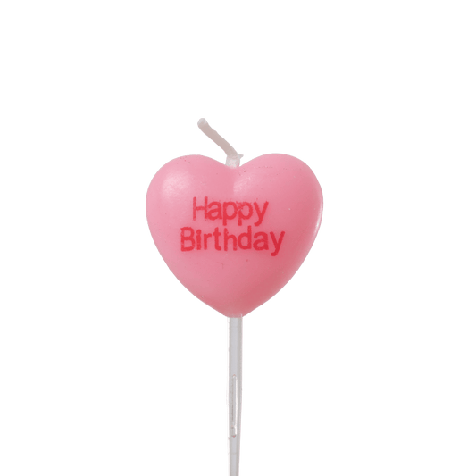 Pink Heart Candle
