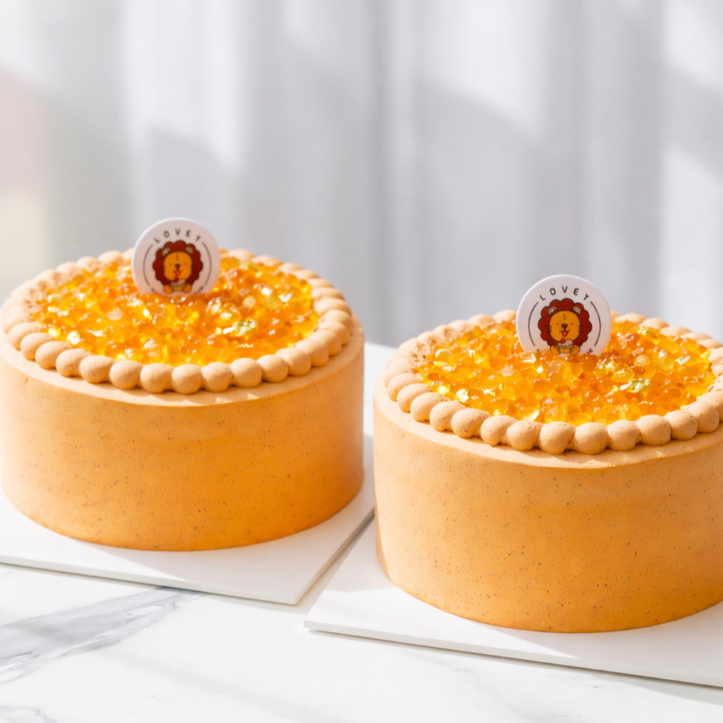 Thai Milk Tea Shortcake
