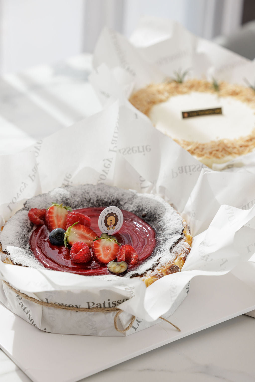 Basque Cheesecakes at Lovey Patisserie Cafe Melbourne