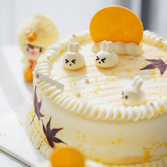 Moon Festival Salted Egg Taro Shortcake