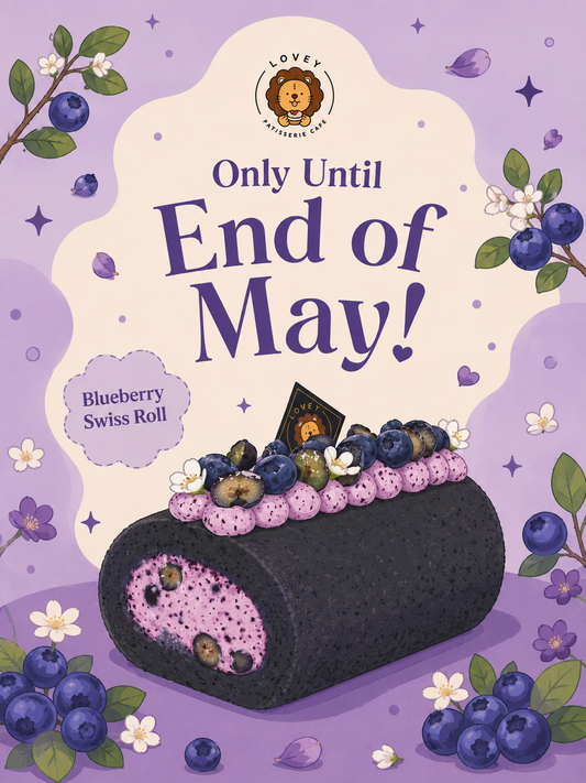 🫐 Blueberry Swiss Roll season is almost over 💜