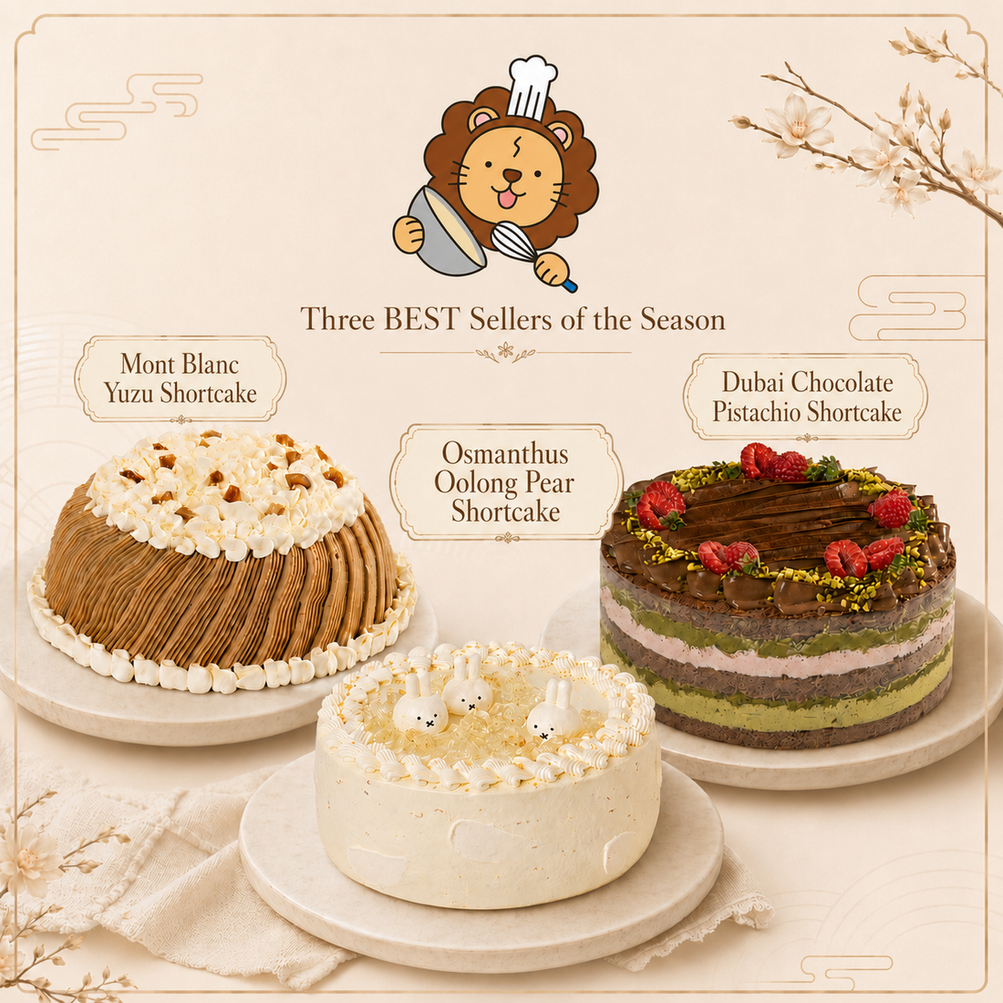 Best Selling Cakes of the current season at Lovey