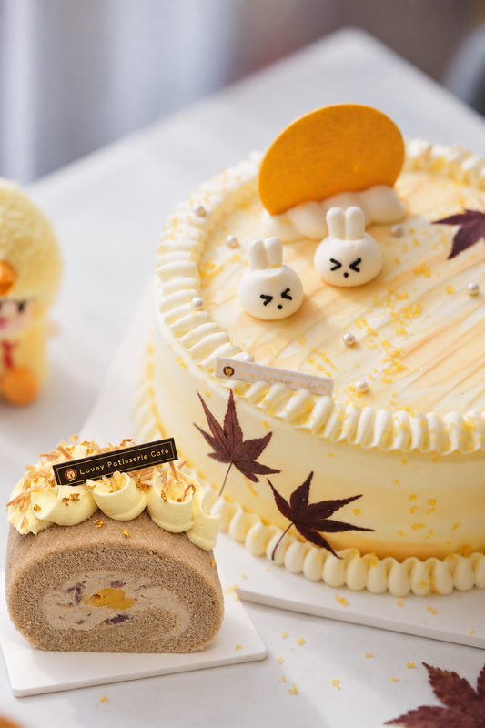 Moon Festival Salted Egg Taro Shortcake