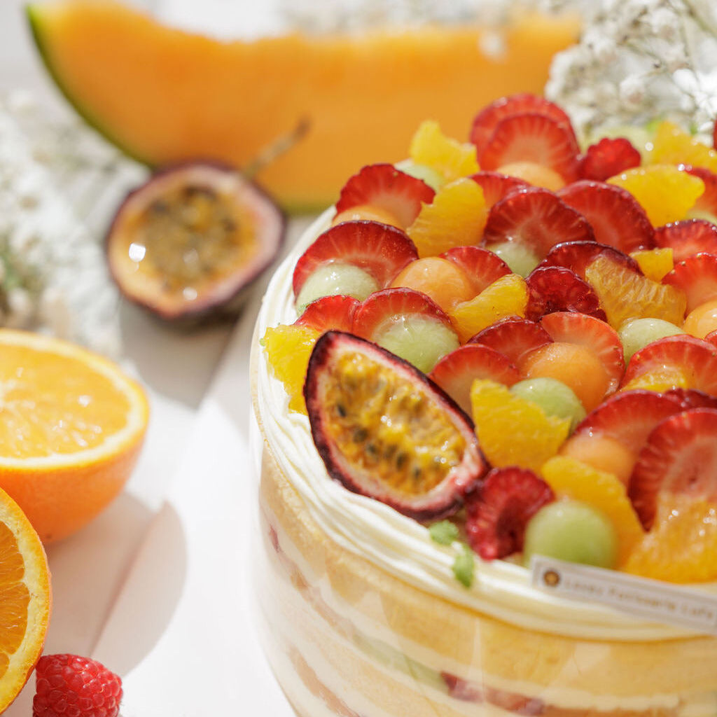 Fresh Seasonal Mixed Fruit Shortcake