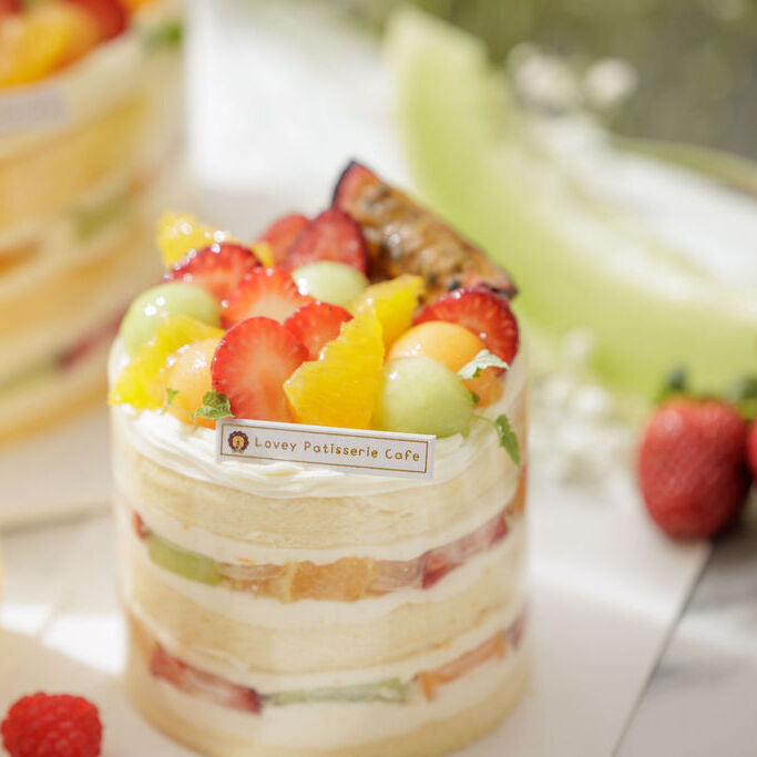 Fresh Seasonal Mixed Fruit Shortcake