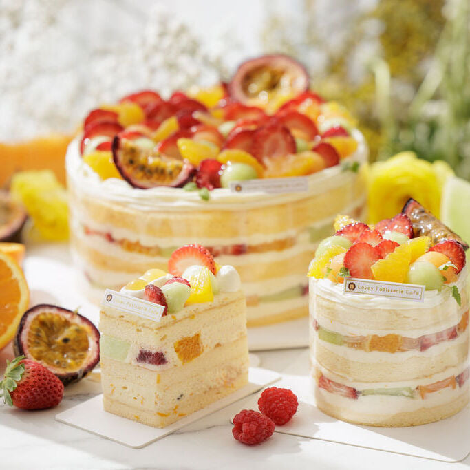 Fresh Seasonal Mixed Fruit Shortcake