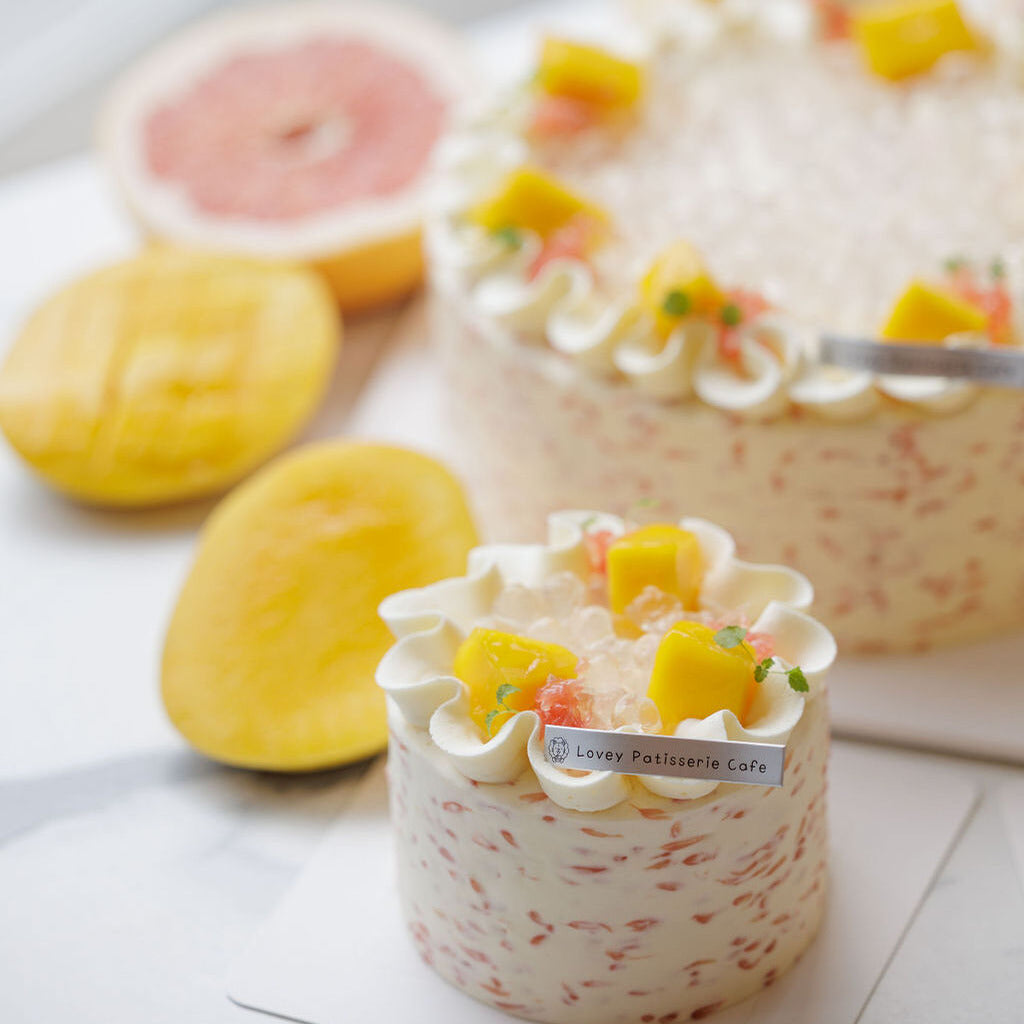 Fresh Mango Grapefruit Shortcake