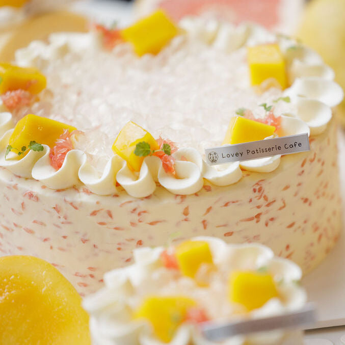 Fresh Mango Grapefruit Shortcake