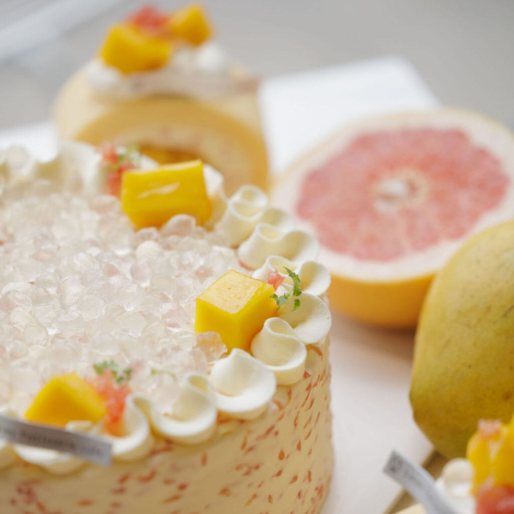 Fresh Mango Grapefruit Shortcake