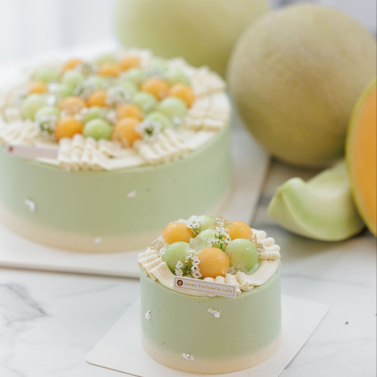 Fresh Double Melons Jasmine Shortcake