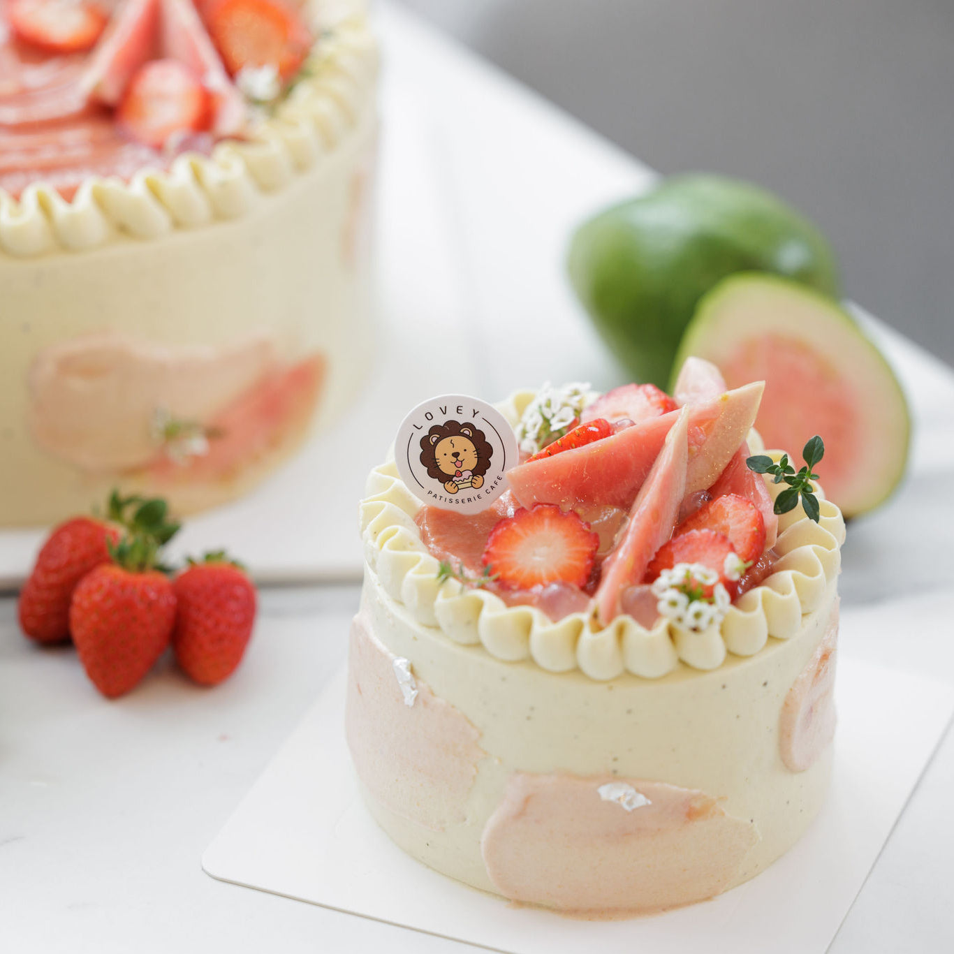 Fresh Guava Oolong Shortcake