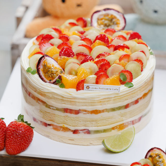 Fresh Seasonal Mixed Fruit Shortcake