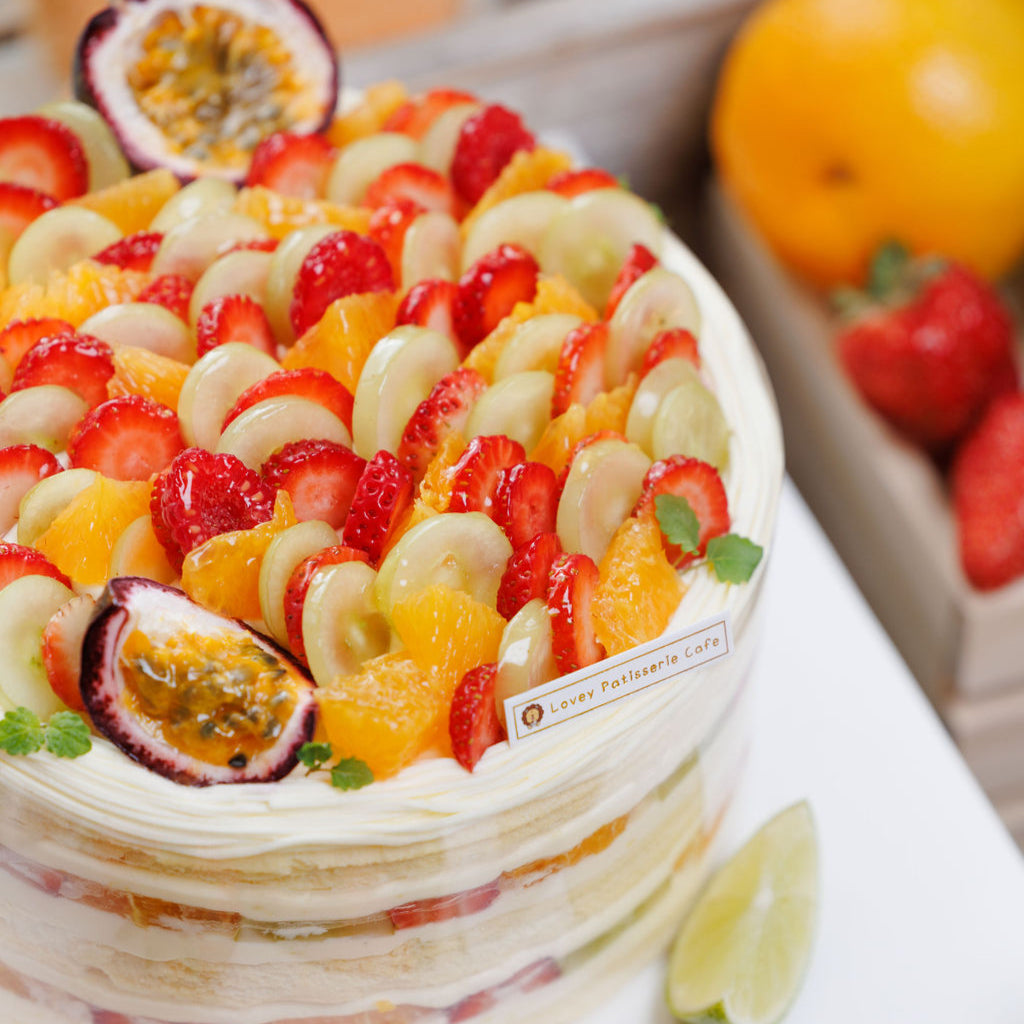 Fresh Seasonal Mixed Fruit Shortcake