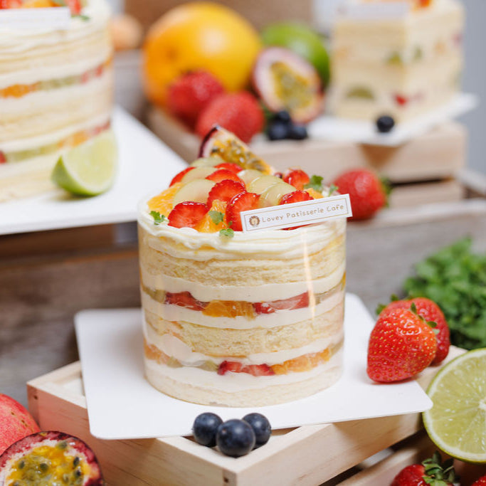 Fresh Seasonal Mixed Fruit Shortcake