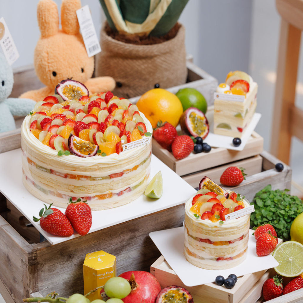 Fresh Seasonal Mixed Fruit Shortcake