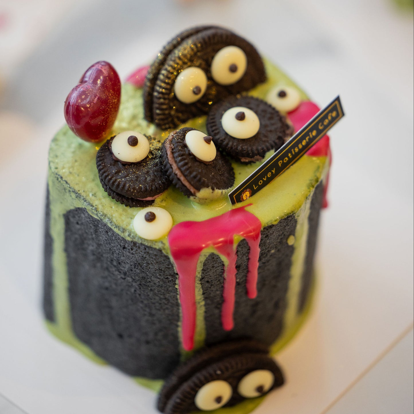 Halloween Special Matcha Raspberry Shortcake (only available 27 Oct ~ 2 Nov )