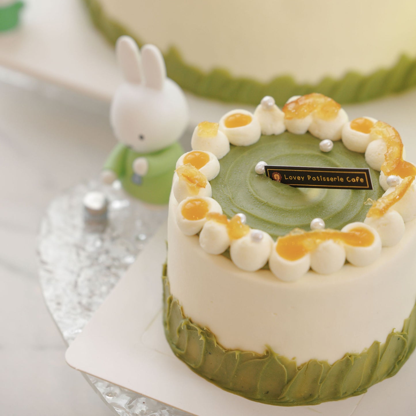 抹茶柚子白巧克力蛋糕