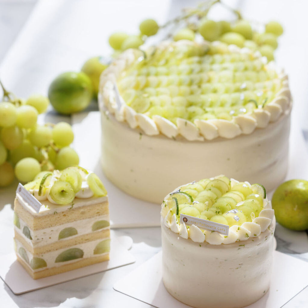 Fresh Grape Lime Jasmine Shortcake