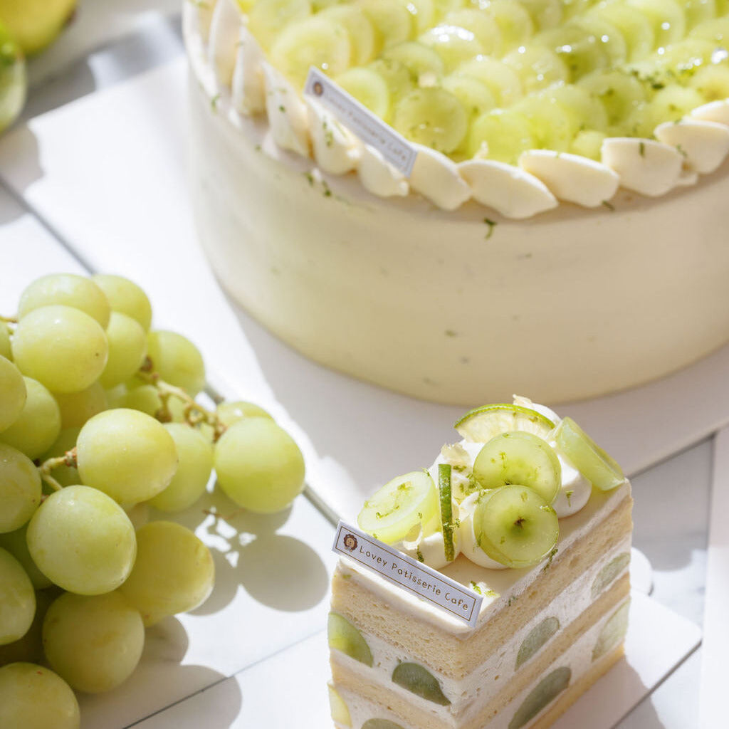 Fresh Grape Lime Jasmine Shortcake