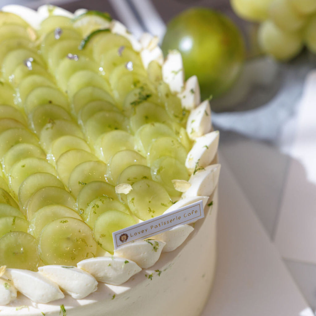 Fresh Grape Lime Jasmine Shortcake