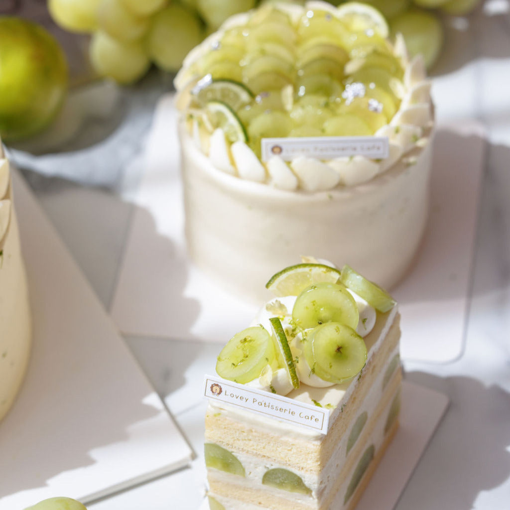 Fresh Grape Lime Jasmine Shortcake