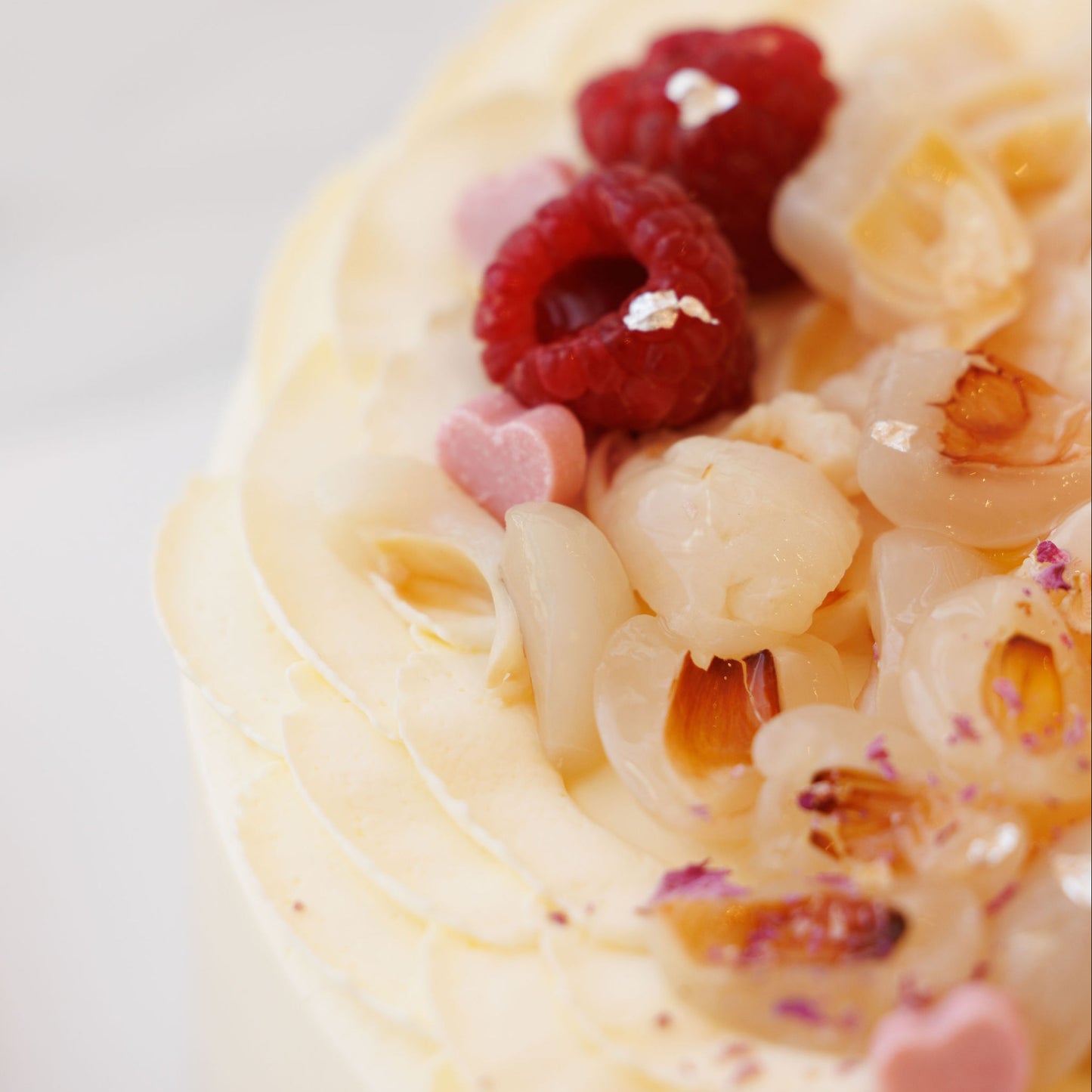 Rose Lychee Shortcake