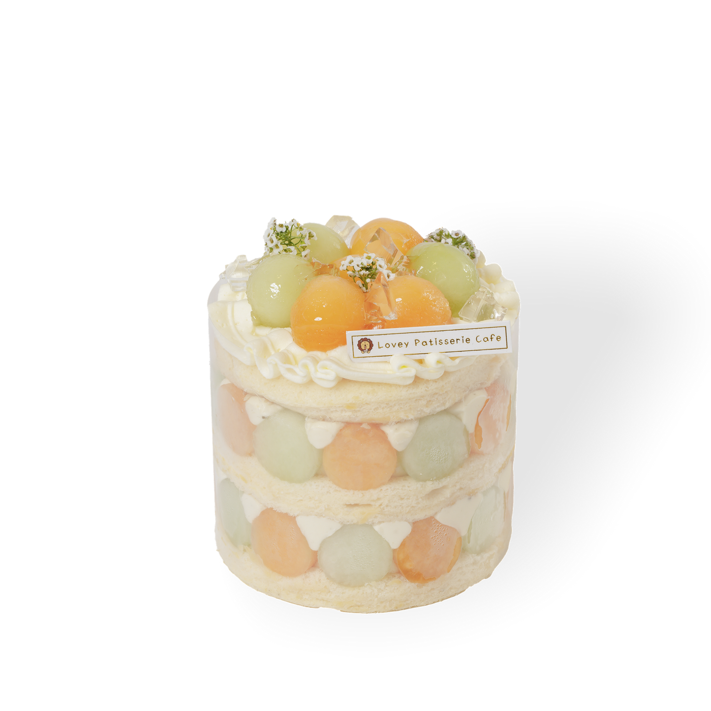 Fresh Double Melon Jasmine Shortcake