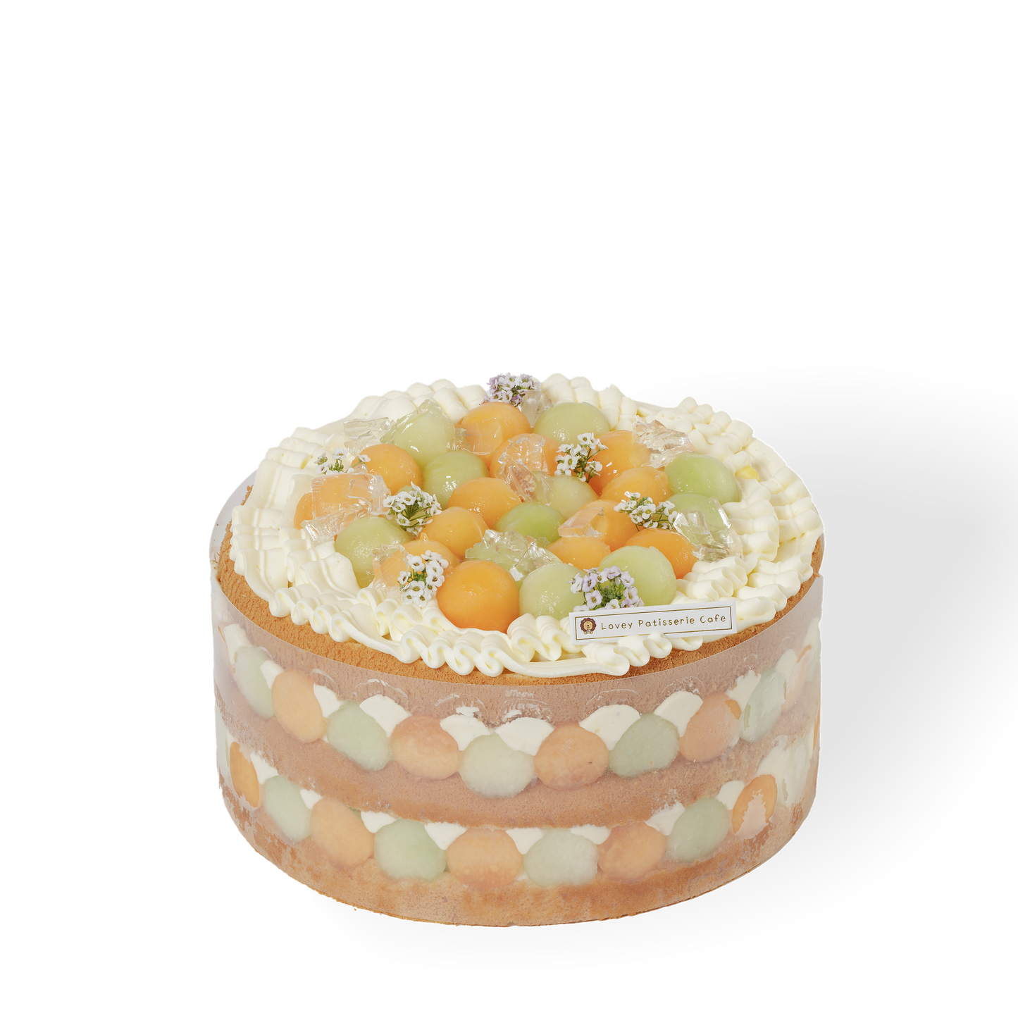 Fresh Double Melon Jasmine Shortcake