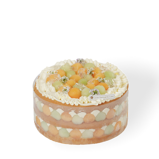 Fresh Double Melon Jasmine Shortcake