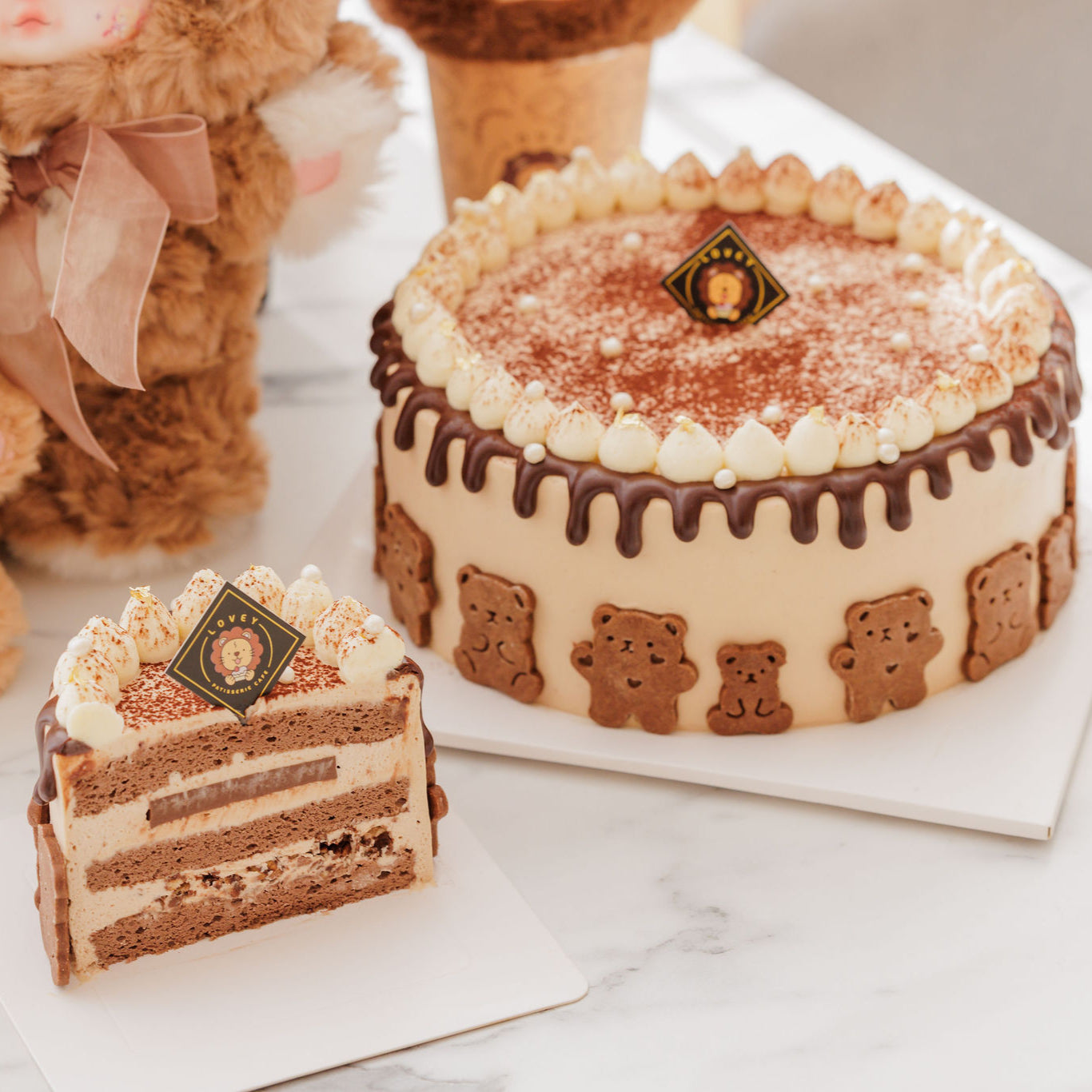Gianduja Chocolate Shortcake