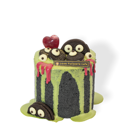 Halloween Special Matcha Raspberry Shortcake (only available 27 Oct ~ 2 Nov )