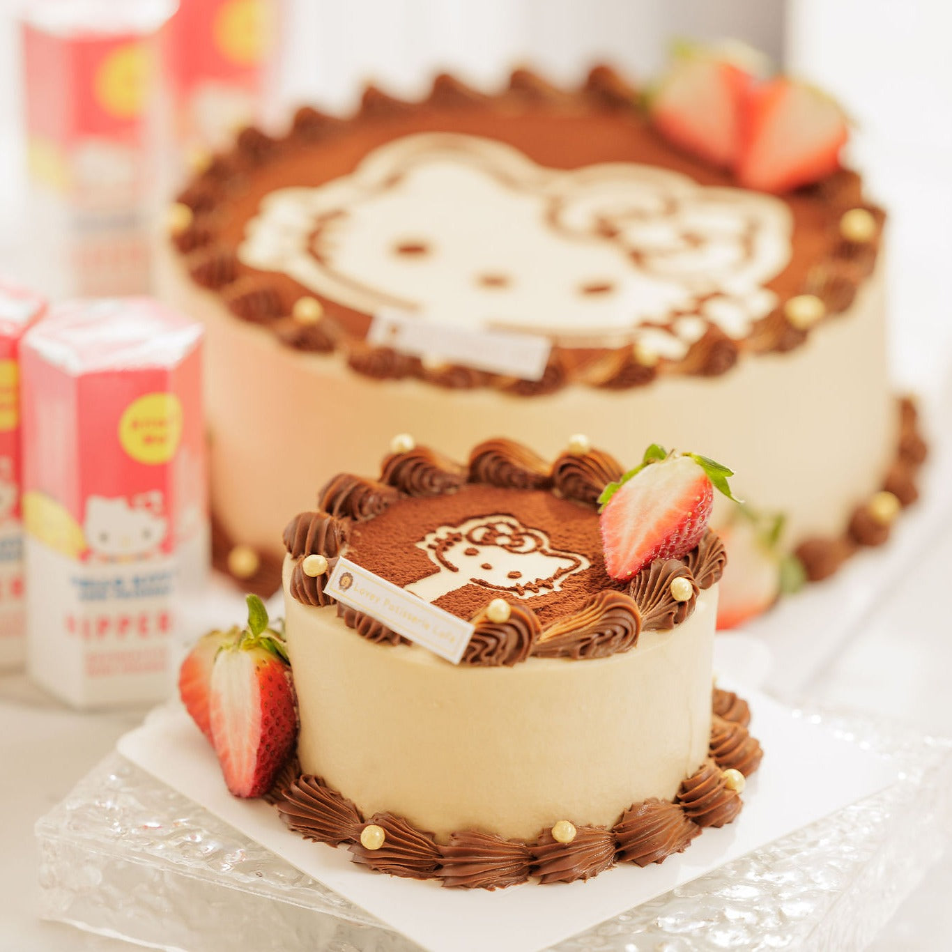 Miffy, Hello Kitty & Line Puppy Tiramisu Shortcake