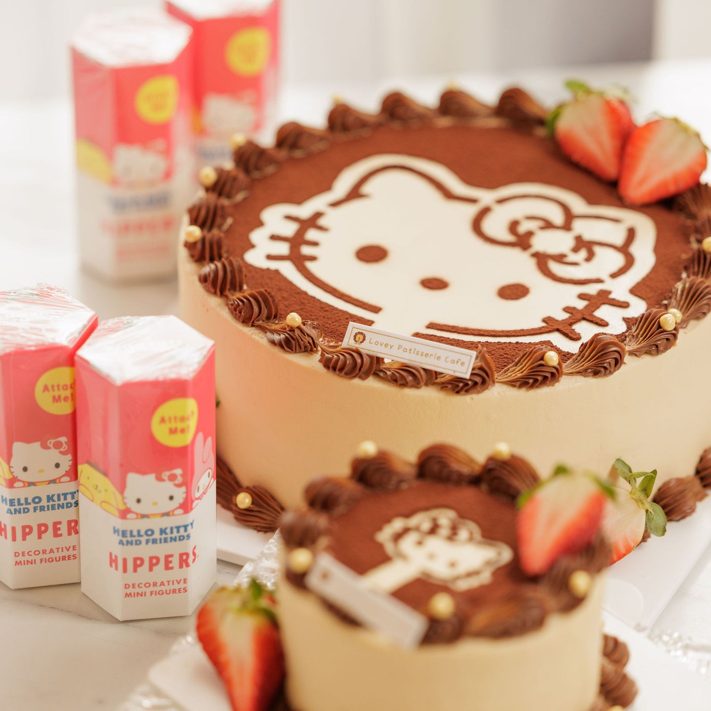 Miffy, Hello Kitty & Line Puppy Tiramisu Shortcake