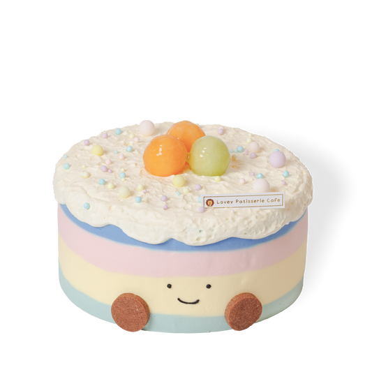 Fresh Doble Melons Amuseable Rainbow Shortcake (Avaliable for Pick Up from 1st June)