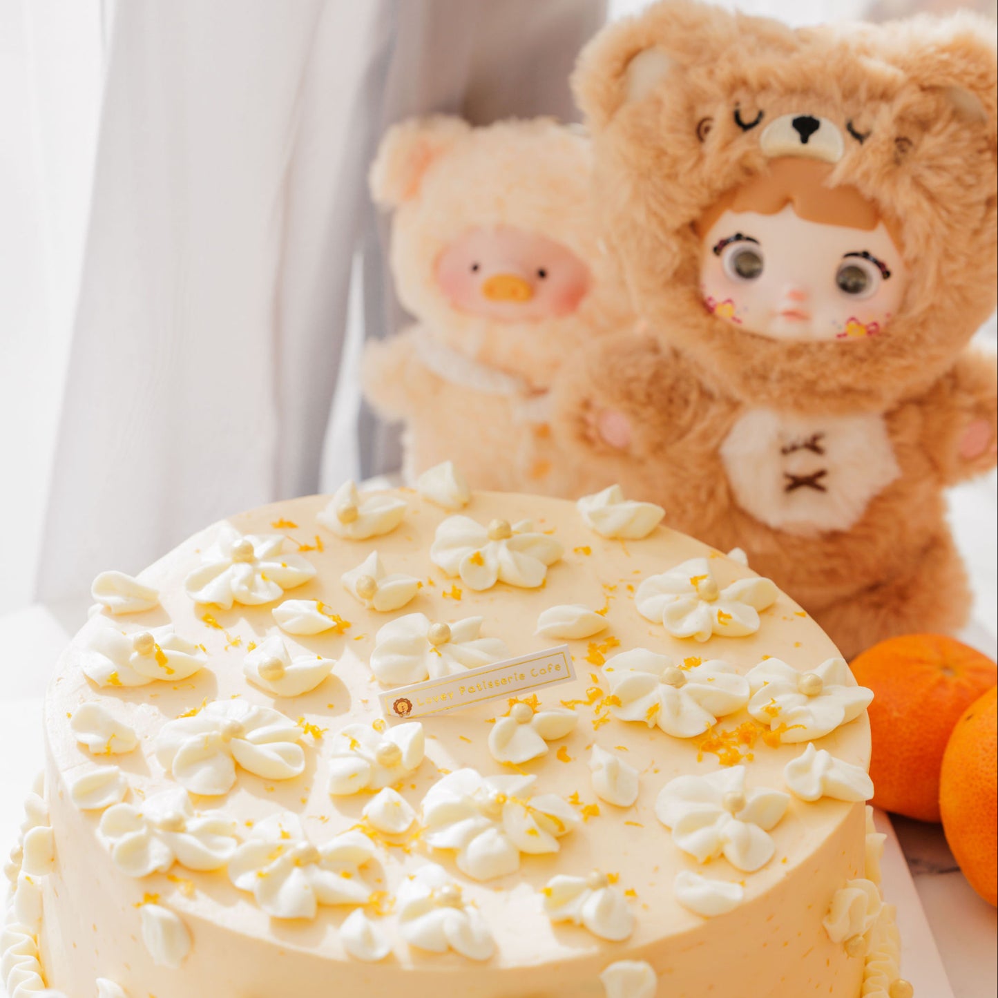 Mandarin Blossom Hojicha Shortcake