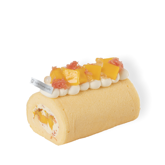 Fresh Mango Grapefruit Swiss Roll