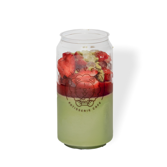 Premium Matcha Strawberry Panna Cotta (Gluten-free) (Only available for pick-up between Friday to Sunday)