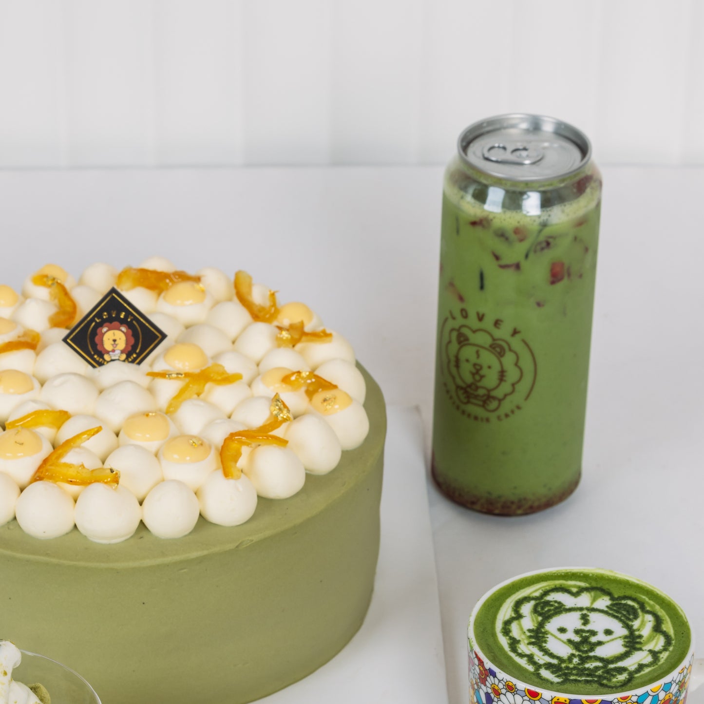 Premium Matcha Yuzu White Chocolate Shortcake